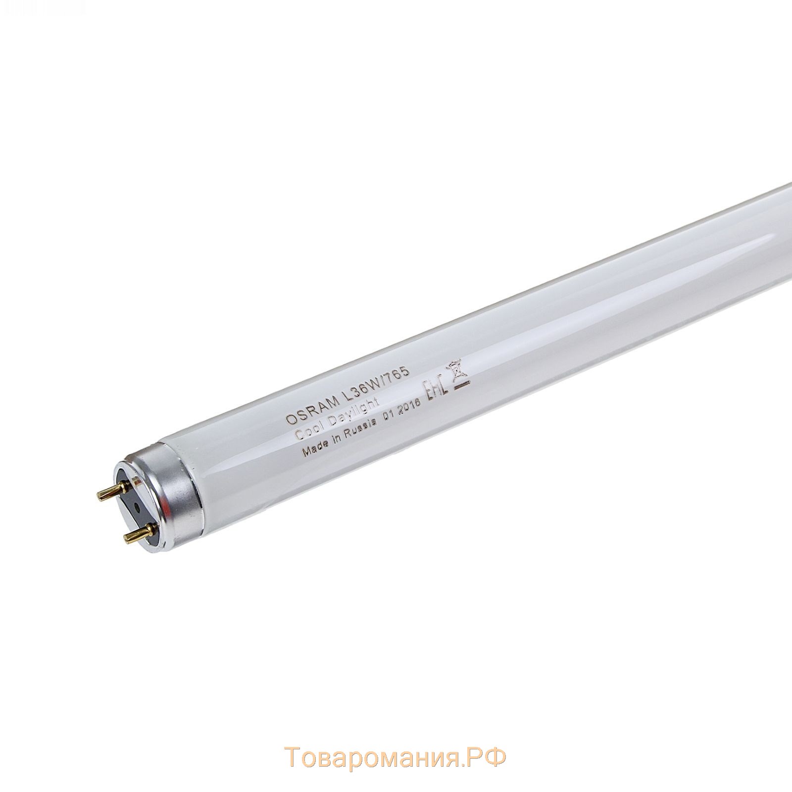 Лампа люминесцентная Osram L 36W/765, G13, 36 Вт, 6500 К, 1200 мм