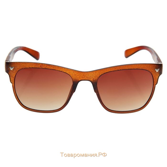 Очки солнцезащитные "OneSun", 3 х 5 х 14 см, коричневые
