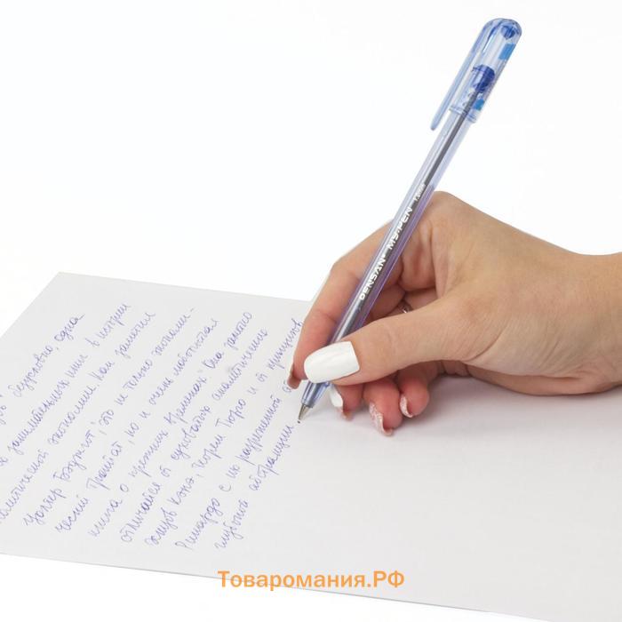 Ручка шариковая масляная Pensan My-Pen Vision, узел 1.0 мм, чернила синие