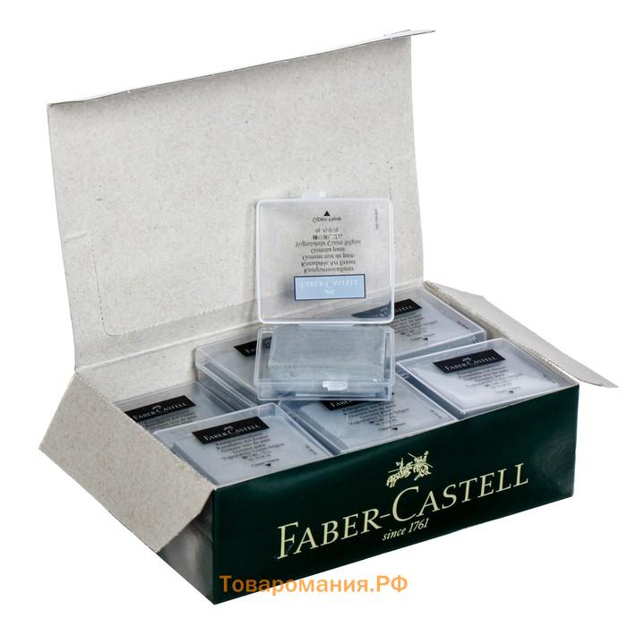 Ластик-клячка Faber-Castell 1272 Extra soft, 40 х 35 х 10, серый, в пластиковой коробке