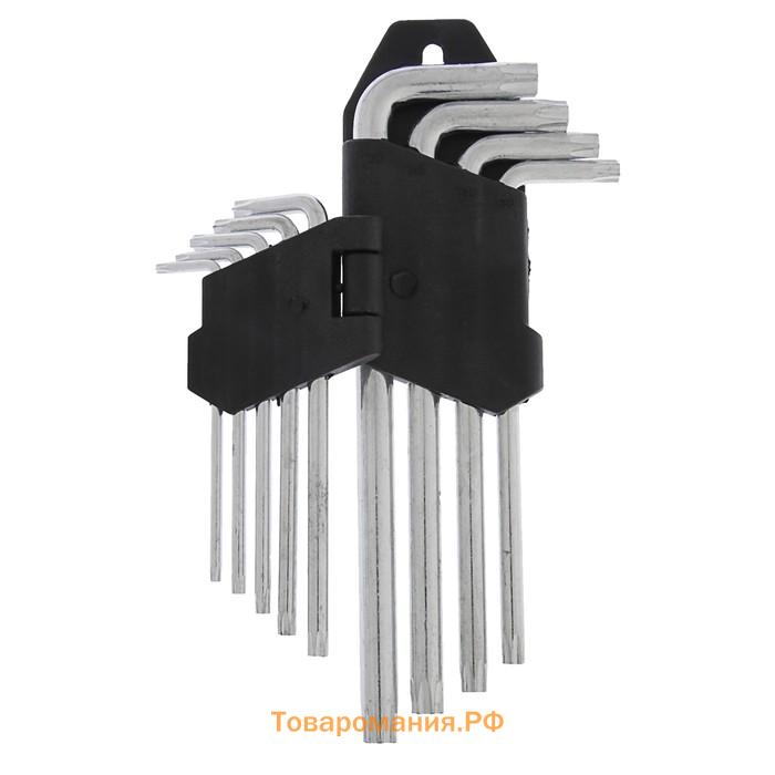 Набор ключей ЛОМ, TORX Tamper, удлиненных, TT10 - TT50, 9 шт.