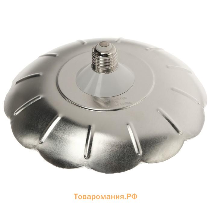 Фитолампа для растений Lighting «Ромашка», 25 Вт, Е27, 230 мм, IP20, 220 В, 160°, мультиспектральная