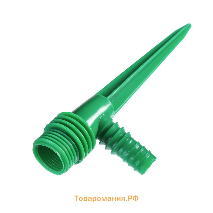 Распылитель, круговой, 29 см, под шланги 1/2", 3/4", с пикой, пластик, Greengo