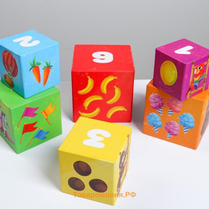 Настольная игра «Умные кубики. Изучаем цифры», 1+