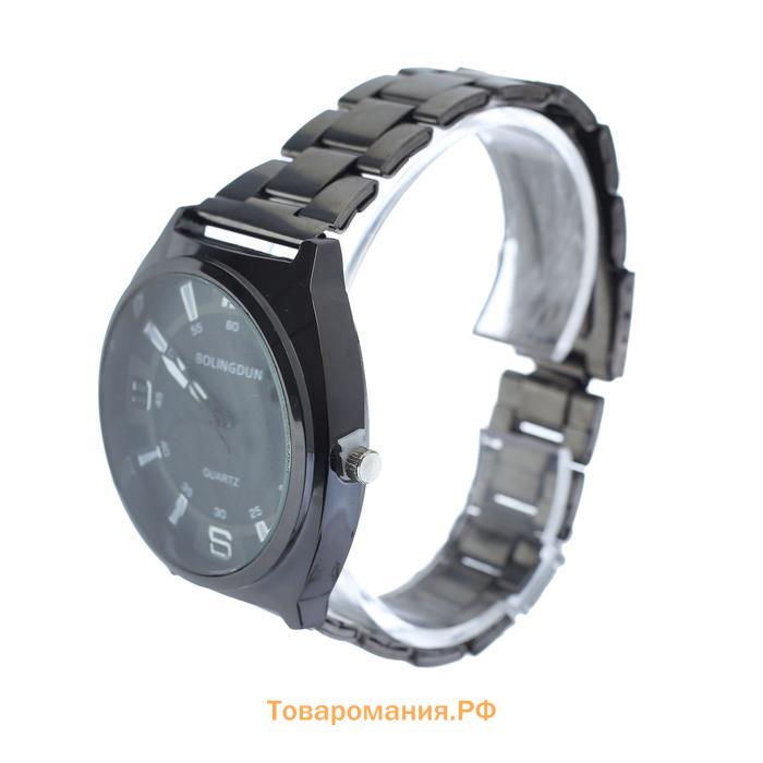 Мужской подарочный набор Bolingdun 2 в 1: наручные часы, кулон, d-4.8 см