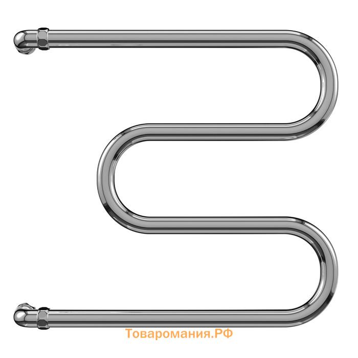 Полотенцесушитель водяной TERMINUS AISI 25, эконом, М-образный, 600х600 мм, хром