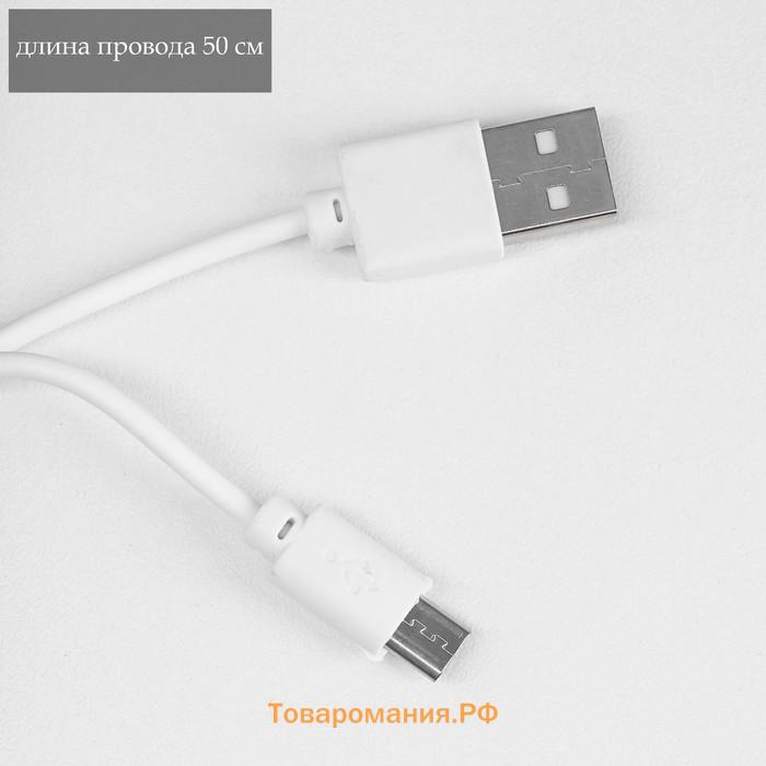 Настольная лампа "Астронавт со звездой" МИКС LED 3Вт USB АКБ 9х7х19 см RISALUX