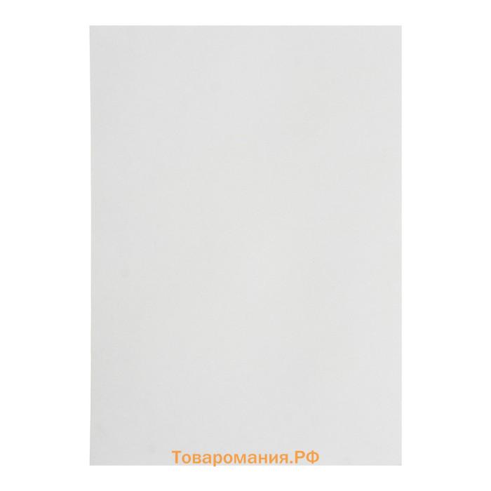 Картон белый А4 Calligrata, 40 листов, 190 г/м2, немелованный, односторонний
