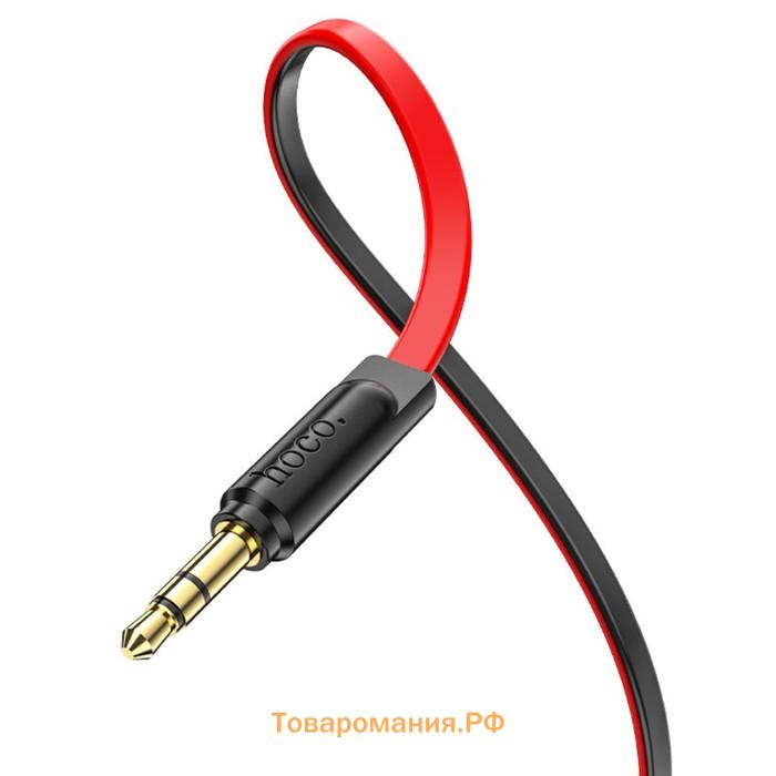 Кабель Hoco UPA16, Jack 3.5 мм (m) - Jack 3.5 мм (m), 2 м, TPE, красный