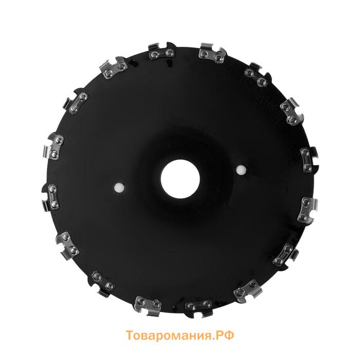 Нож для триммера цепной ТУНДРА, 180 х 25.4 мм, 16 зубьев