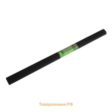 Бумага креповая поделочная гофро Koh-I-Noor 50 x 200 см 9755/24 чёрная, в рулоне