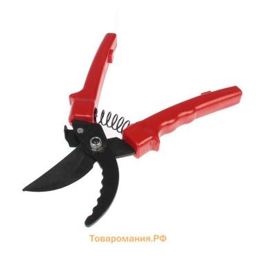 Секатор плоскостной, 9" (23 см), с пластиковыми ручками