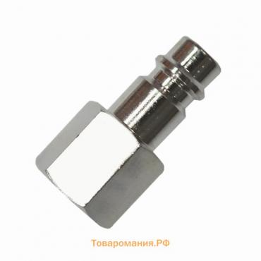 Штекер WIEDERKRAFT WDK-82PF, рапид - с внутренней резьбой 1/4", 10 шт