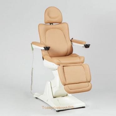 Косметологическое кресло SD-3870А, 3 мотора, цвет светло-коричневый