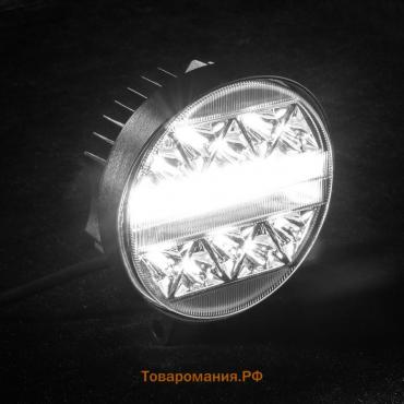 Противотуманная фара 34 LED, IP67, 102 Вт, 12 В, направленный свет