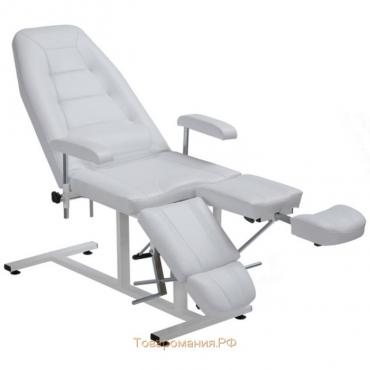 Кресло педикюрное ПК-03 гидравлика, цвет белый