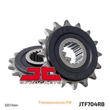 Звезда ведущая, JT704.17RB, с демпфером, цепь 525, 17 зубьев