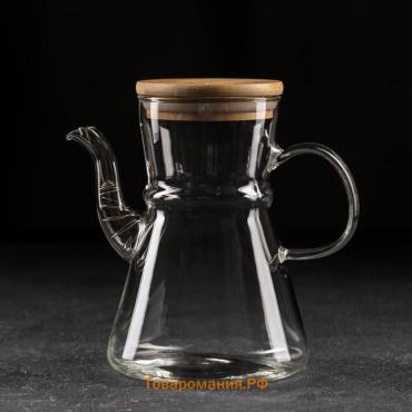 Чайник стеклянный заварочный «Эко. Восток», 800 мл, 18×11,5×17 см