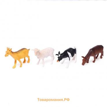 Набор животных «Фермерское хозяйство», 4 фигурки
