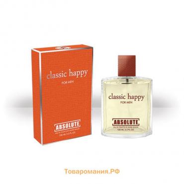 Туалетная вода мужская Absolute Classic Happy, 100 мл