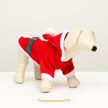 Толстовка для собак Santa, S (ДС 25, ОГ 35 см)