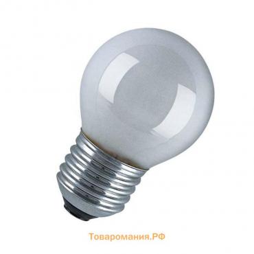 Лампа накаливания OSRAM CLASSIC P FR, E27, 60 Вт, 2700 К, 660 Лм