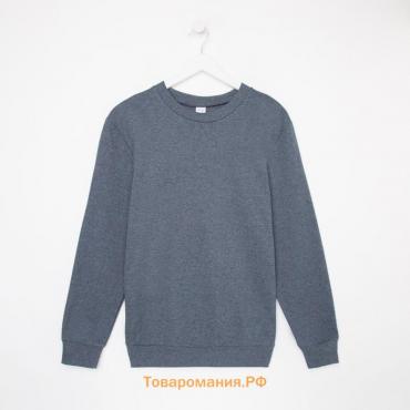 Свитшот мужской MINAKU: Casual collection MAN цвет графит меланж, размер 52