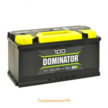 Аккумулятор Dominator 100 А/ч, 870 А, обратная полярность, 353х175х190 мм 107018s