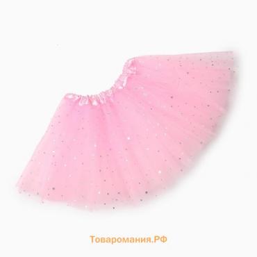 Юбка детская KAFTAN "Звездочки" светло-розовый, длина 30 см