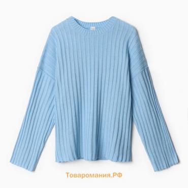 Джемпер вязаный женский MINAKU:Knitwear collection цвет голубой, р-р 42-44